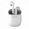 True Wireless Bluetooth Lenovo HT30 V.5.0 Λευκά με Πλήκτρο Αφής και Εύκολη Σύνδεση