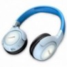 Bluetooth Ακουστικά Stereo Philips TAKH402BL/00 V5.0 Μπλέ On-ear με Μικρόφωνο LED Φωτισμό & Πλήκτρα Ελέγχου