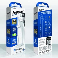 Bluetooth Earphones Energizer CIBT20WH V 5.0 Διάρκεια Μπαταρίας 5  Ώρες και Πλήκτρα Ελέγχου Λευκό