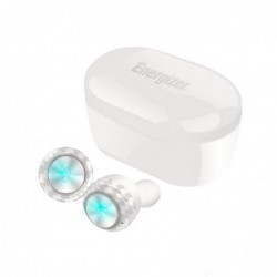 Bluetooth TWS Earphones Energizer UIX30WH V 5.0 Διάρκεια Μπαταρίας 4 Ώρες και Πλήκτρα Ελέγχκου Λευκό