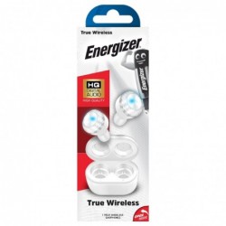 Bluetooth TWS Earphones Energizer UIX30WH V 5.0 Διάρκεια Μπαταρίας 4 Ώρες και Πλήκτρα Ελέγχκου Λευκό