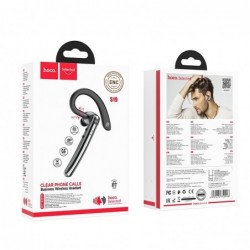 Wireless Mono Headset Hoco S19 Heartful V.5.0 Μαύρο με Μείωση Θορύβου και 9 Ώρες Ομιλίας