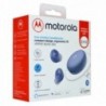 Bluetooth Hands Free Motorola Vervebuds 250 In-ear TWS IPX5 με Ασύρματη Φόρτιση Μπλέ Συμβατά με Alexa, Siri και Google Assistant