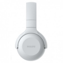 Bluetooth Ακουστικά Stereo Philips On-Ear TAUH202WT/00 Λευκό με Μικρόφωνο για Κινητά Τηλέφωνα και Συσκευές Ήχου