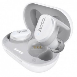 Wireless Hands Free Hoco ES41 Clear TWS V5.0 Εναλλαγή Master/Slave 480mAh 5h Ομιλία - Αναπαραγωγή Λευκό