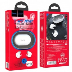 Wireless Hands Free Hoco ES41 Clear TWS V5.0 Εναλλαγή Master/Slave 480mAh 5h Ομιλία - Αναπαραγωγή Λευκό