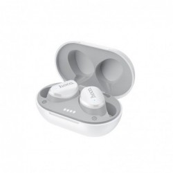 Wireless Hands Free Hoco ES41 Clear TWS V5.0 Εναλλαγή Master/Slave 480mAh 5h Ομιλία - Αναπαραγωγή Λευκό