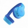 Bluetooth Ακουστικά Stereo Motorola Kids JR300 V5.0 Μπλέ On-ear  με Μικρόφωνο, Πλήκτρα Ελέγχου, Καλώδιο 3,5mm και Εξτρα Υποδοχή 