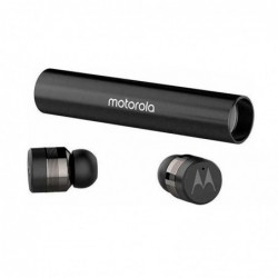 Bluetooth Hands Free Motorola Vervebuds 300 SH032 In-ear TWS IPX6 με Πλήκτρα Αφής Μαύρο Συμβατά με Alexa, Siri και Google Assist