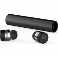 Bluetooth Hands Free Motorola Vervebuds 300 SH032 In-ear TWS IPX6 με Πλήκτρα Αφής Μαύρο Συμβατά με Alexa, Siri και Google Assist