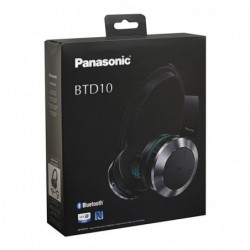 Bluetooth Ακουστικά Stereo Panasonic RP-BTD10E-K Μαύρα με Μικρόφωνο και Ανάγλυφα Πλήκτρα Ελέγχου