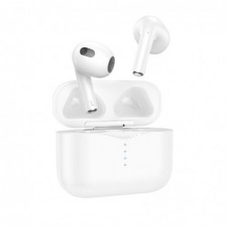 Wireless Hands Free Hoco EW09 Soundman TWS V5.1 Εναλλαγή Master/Slave και Συμβατότητα με Siri / Google Assistant Λευκό
