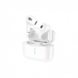 Wireless Hands Free Hoco EW09 Soundman TWS V5.1 Εναλλαγή Master/Slave και Συμβατότητα με Siri / Google Assistant Λευκό