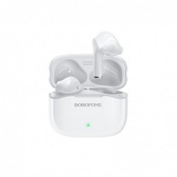 True Wireless Hands Free Borofone BE47 Serenity TWS V5.0 Λευκά με Εναλλαγή Master/Slave