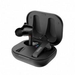 Wireless Hands Free Hoco ES34 Pleasure V5.0 Μαύρα με Πλήκτρο Αφής, Εναλλαγή Master/Slave και Συμβατότητα με Siri / Google Assist