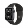 Apple Watch Series 6 Aluminum 40mm Σκούρο Γκρι με Sport Band Μαύρο