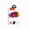 Wireless Hands Free Hoco ES34 Pleasure V5.0 Μπλε με Πλήκτρο Αφής, Εναλλαγή Master/Slave και Συμβατότητα με Siri / Google Assista