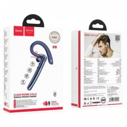Wireless Mono Headset Hoco S19 Heartful V.5.0 Μπλέ με Μείωση Θορύβου και 9 Ώρες Ομιλίας