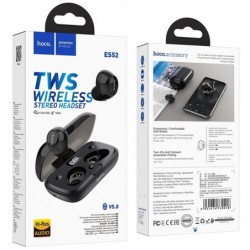 Wireless Hands Free Hoco ES52 Delight TWS V5.0 Εναλλαγή Master/Slave και Συμβατότητα με Siri / Google Assistant  και Πλήκτρο Αφή
