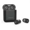 Bluetooth Hands Free Motorola Vervebuds 120 In-ear TWS IPX6 με USB-C  Μαύρο Συμβατά με Alexa, Siri και Google Assistant