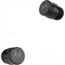 Bluetooth Hands Free Motorola Vervebuds 120 In-ear TWS IPX6 με USB-C  Μαύρο Συμβατά με Alexa, Siri και Google Assistant