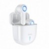 Wireless Hands Free Hoco ES45 Harmony sound TWS V5.0 με Πλήκτρο Αφής και Εναλλαγή Βασικού-Δευτερεύοντος Ακουστικού, Λευκό