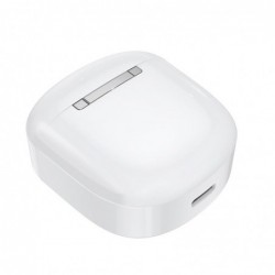 Wireless Hands Free Hoco ES45 Harmony sound TWS V5.0 με Πλήκτρο Αφής και Εναλλαγή Βασικού-Δευτερεύοντος Ακουστικού, Λευκό