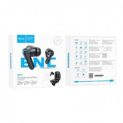 Wireless Hands Free Hoco EW13 Magic Flow TWS V5.1 με Πλήκτρο Αφής και Noise Cancellation Μαύρο