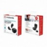 Bluetooth Hands Free Motorola Vervebuds 100 In-ear TWS IPX5 με Πλήκτρα Αφής  Μαύρο Συμβατά με Alexa, Siri και Google Assistant