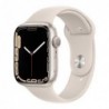 Apple Watch Series 7 45mm Aluminum Starlight με Sport Band Starlight