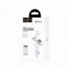 Φορτιστής Αυτοκινήτου Hoco E47 Traveller με Wireless Headset, Dual USB QC3.0 DC5V και 18W Λευκός