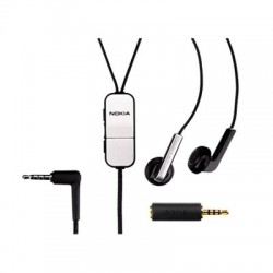 Hands Free Stereo Nokia HS-43/AD-52 3.5mm/2.5mm Ασημί