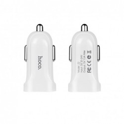Φορτιστής Αυτοκινήτου Hoco Z2 Single-Port USB 5V 1.5A Λευκός