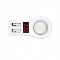 Φορτιστής Αυτοκινήτου Hoco Z10 Dual USB Fast Charging 5V 120W και Είσοδο 12/24V Λευκό