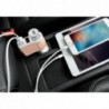 Φορτιστής Αυτοκινήτου Hoco Z10 Dual USB Fast Charging 5V 120W και Είσοδο 12/24V Λευκό