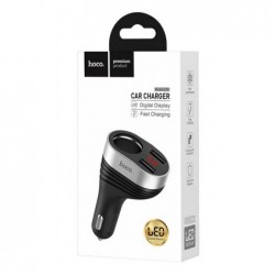 Φορτιστής Αυτοκινήτου Hoco Z29 Regal Dual USB Fast Charge 5V/3.1A με υποδοχή αναπτήρα Μαύρος