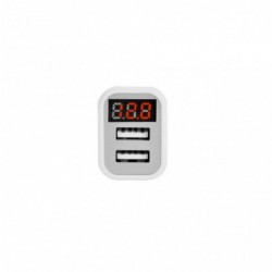 Φορτιστής Αυτοκινήτου Hoco Z3 Dual USB Fast Charging 5V/3.1A και Είσοδο 12/24V Λευκός
