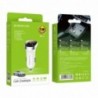 Φορτιστής Αυτοκινήτου Borofone BZ15 Auspicious Dual USB 5V 2.4A 12W Λευκός με Ψηφιακή LED Ένδειξη