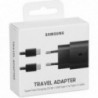 Φορτιστής Ταξιδίου Samsung Fast Charging EP-TA800XBEGWW 25W με Καλώδιο USB-C σε USB-C Μαύρο