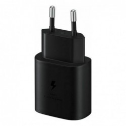 Φορτιστής Ταξιδίου Samsung Fast Charging EP-TA800XBEGWW 25W με Καλώδιο USB-C σε USB-C Μαύρο