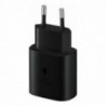 Φορτιστής Ταξιδίου Samsung Fast Charging EP-TA800XBEGWW 25W με Καλώδιο USB-C σε USB-C Μαύρο