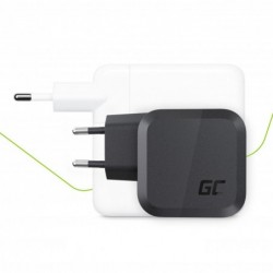 Φορτιστής Ταξιδίου Green Cell CHARGC08  PowerGaN 65W 2x USB-C, 1x USB-A Quick Charge 3.0, Samsung AFC, Huawei FCP