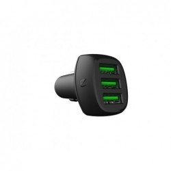 Φορτιστής Αυτοκινήτου Green Cell CADGC01 PowerRide 54W 3xUSB 18W Ultra Charge 54W 3.6-6V/3A,6-9V/2A,9-12V/1.5A με Backlight