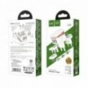 Φορτιστής Ταξιδίου Hoco C83 Detachable pin Triple USB 2.4A Λευκός με Αποσπώμενη Πρίζα EU / UK / US