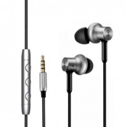 Hands Free Stereo Xiaomi Mi In-Ear Headphones Pro HD 3.5mm QTEJ02JY Ασημί