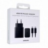 Φορτιστής Ταξιδίου Samsung Super Fast Charging T4510XBE 45W με έξοδο Usb-C και Καλώδιο Μαύρος