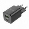Φορτιστής Ταξιδίου Hoco N13 Bright Fast Charge PD30W, QC3.0 USB-C 30W USB-A 18W 5V/3A Μαύρο