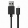 Φορτιστής Ταξιδίου Switching Ancus Supreme Series C60 USB 5V / 2A 10W με Αποσπώμενο Καλώδιο USB-C 1m Μαύρο