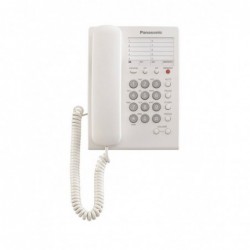 Τηλεφωνική Συσκευή Ξενοδοχειακού Τύπου Panasonic KX-TS550GRW Λευκό με Emergency Button