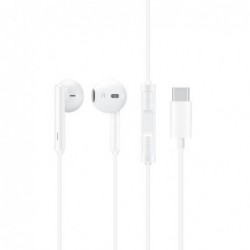 Hands Free Stereo Huawei CM33 USB C Λευκό